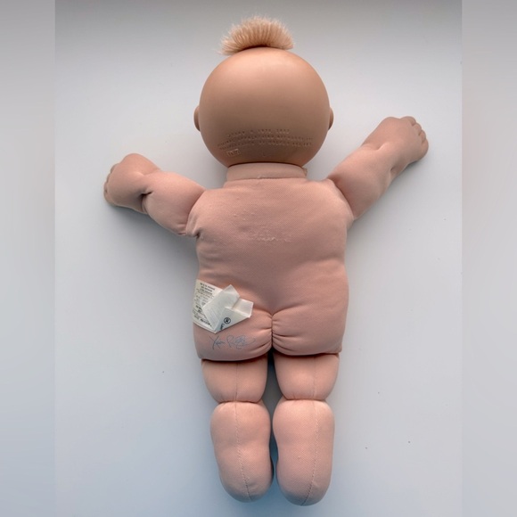 Vintage Coleco Cabbage Patch Preemie Blonde Hair with Blue Eyes - Picture 15 of 15